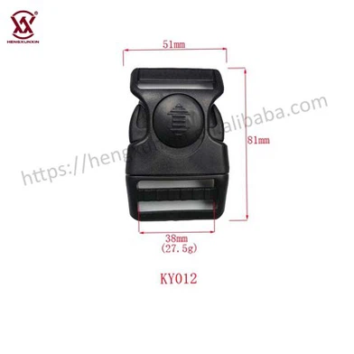 Plastic cam gespen